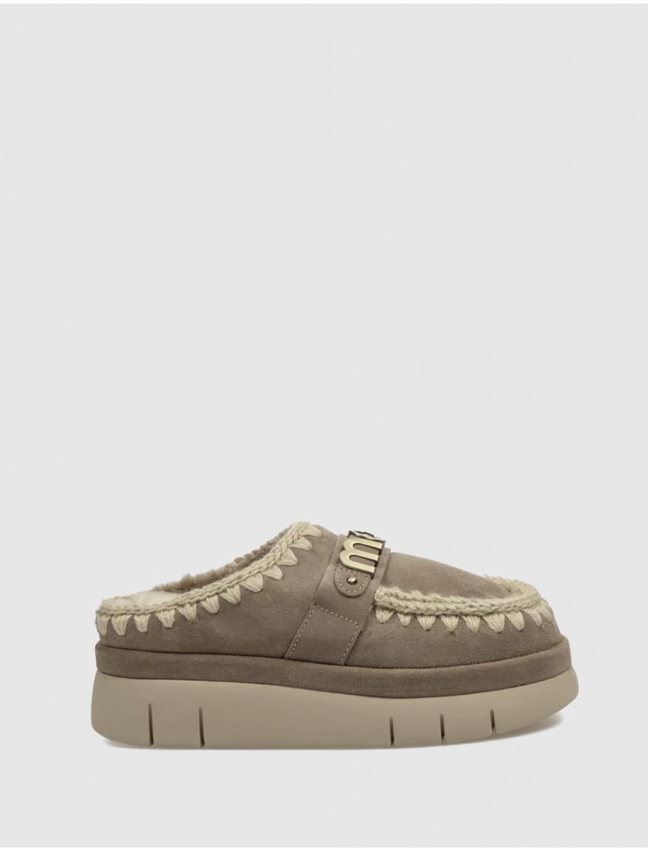 ZUECO MOU BOUNCE WELT CLOG SUEDE GRIS
