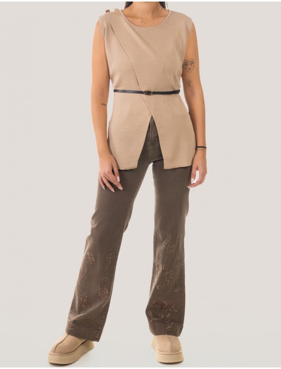 JERSEY OBVIO SOLVEIG TAUPE