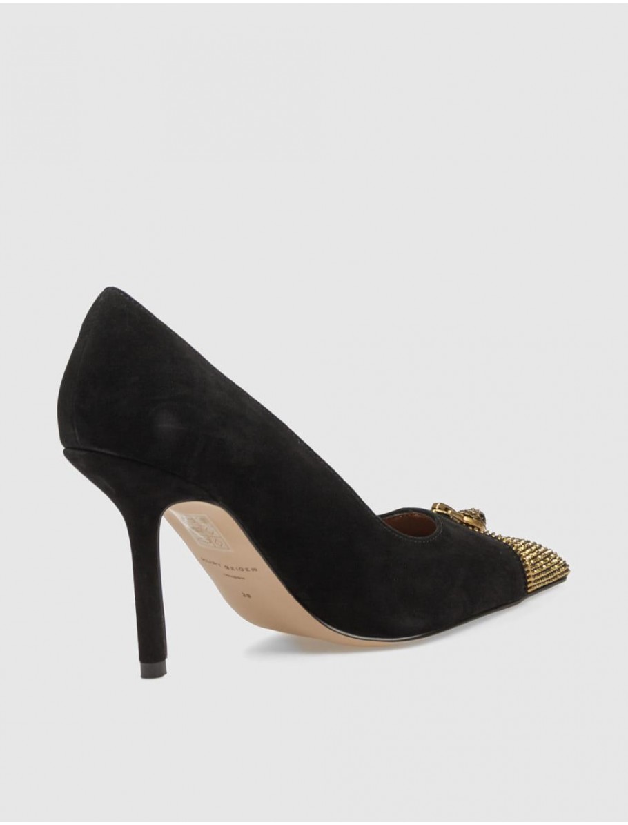 SALoN KURT GEIGER ZIP COURT NEGRO