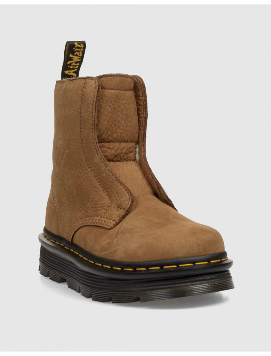 BOTiN DR MARTENS ZEBZAG LACE LESS MARRoN