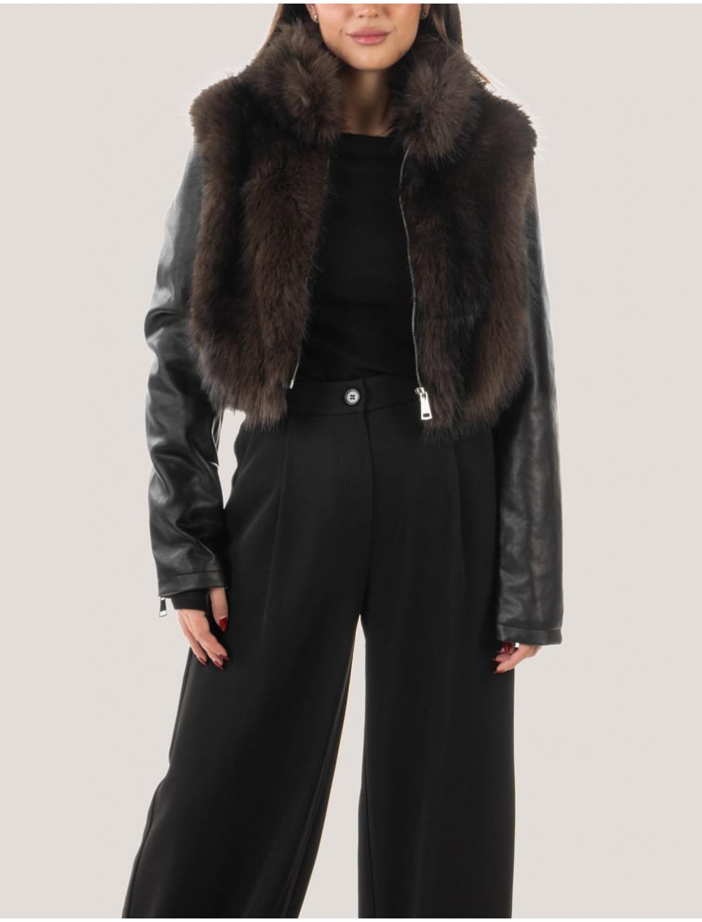 CHAQUETA OBVIO AMBRAZ NEGRO