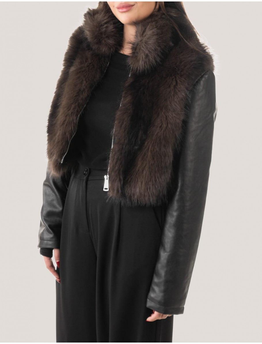 CHAQUETA OBVIO AMBRAZ NEGRO