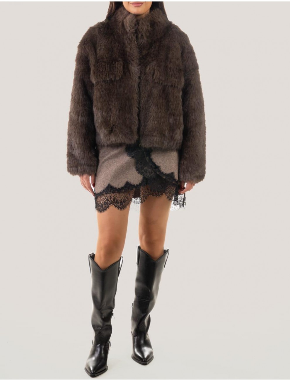 CHAQUETA OBVIO JLYV LUCA TAUPE