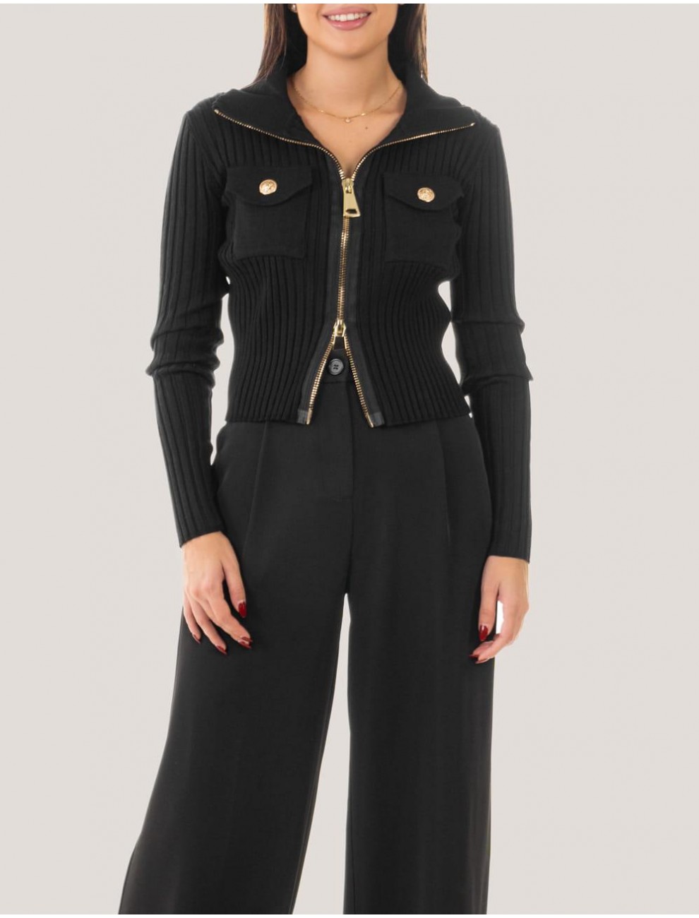 CHAQUETA OBVIO ZUZZANA NEGRO