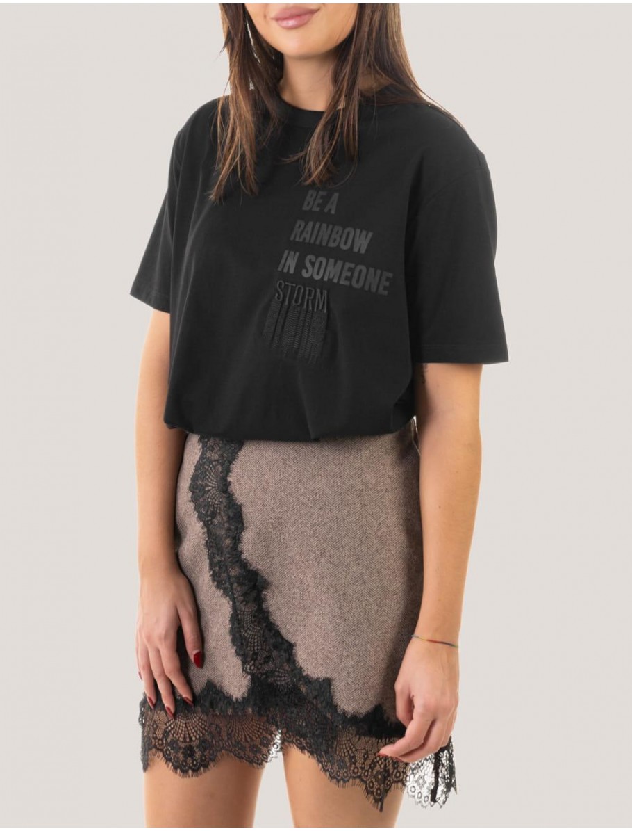 CAMISETA MY REAL IDENTITY FENELLA NEGRO