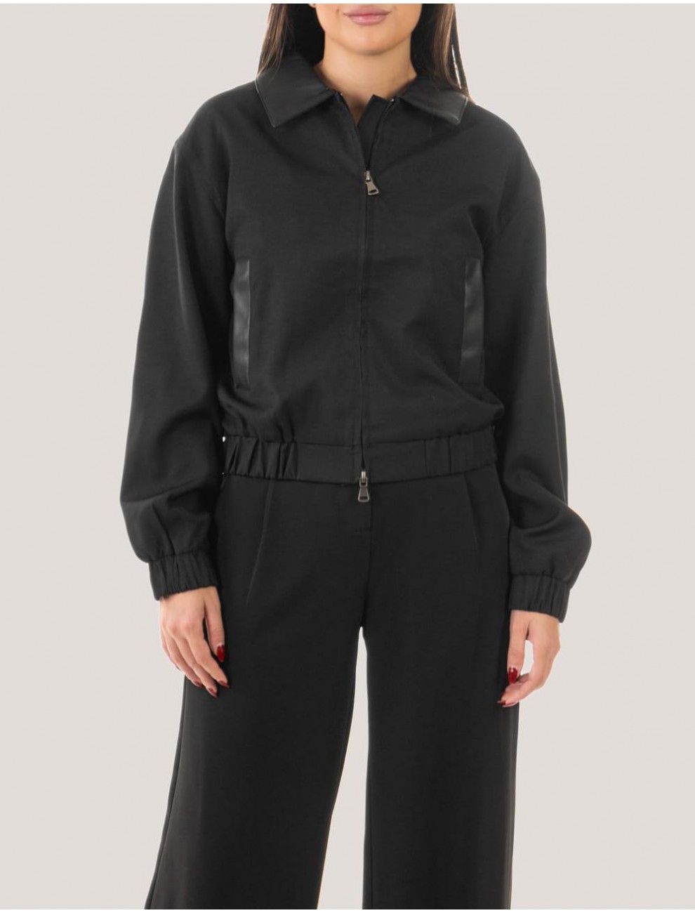 CHAQUETA MY REAL IDENTITY NICO NEGRO