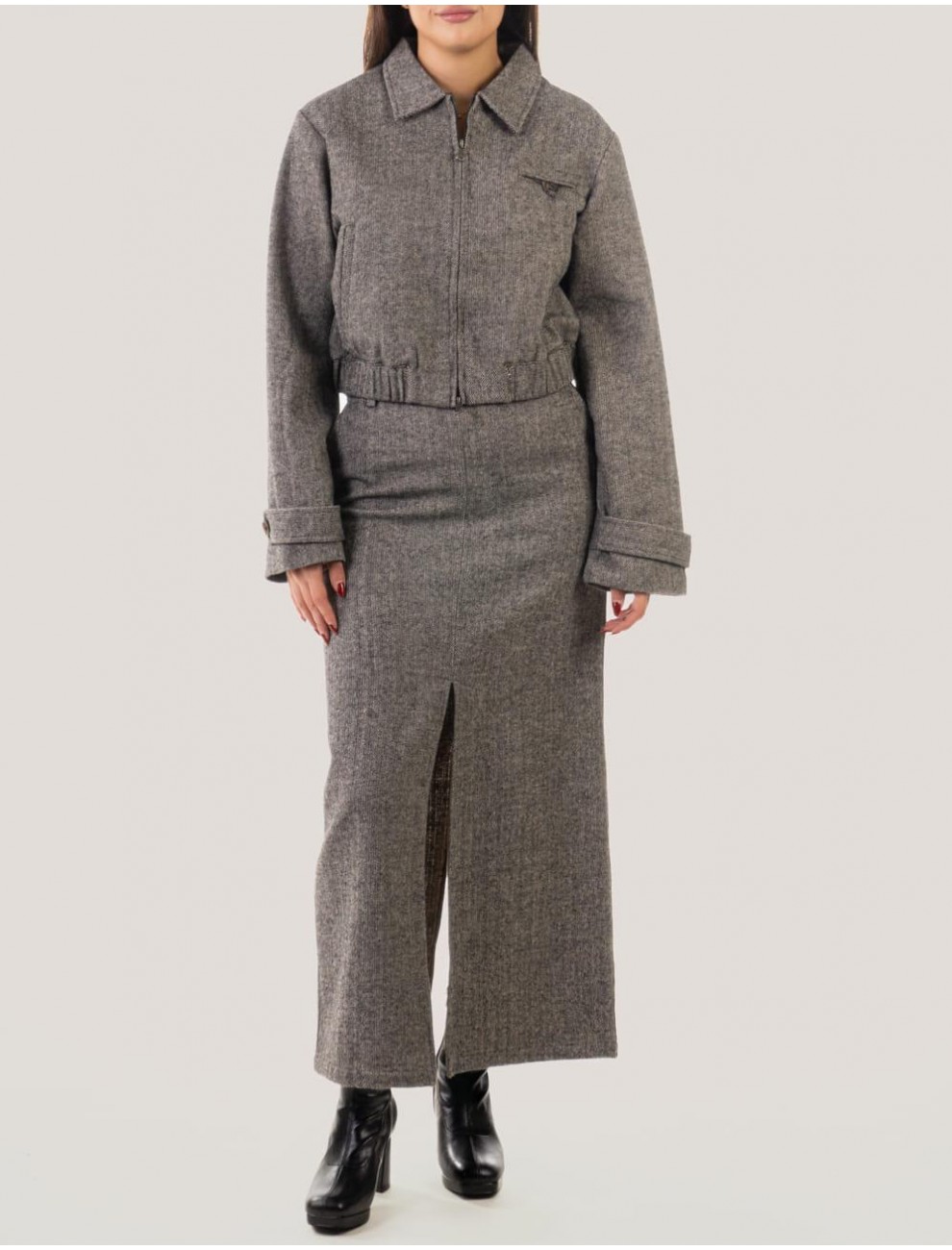 CHAQUETA MY REAL IDENTITY RENE NEGRO