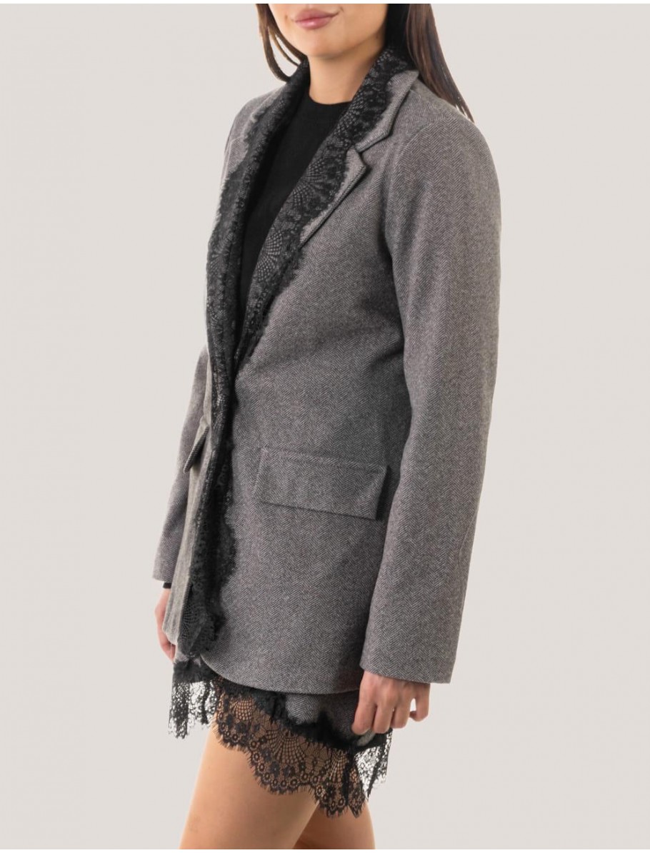 CHAQUETA OBVIO NOHA GRIS