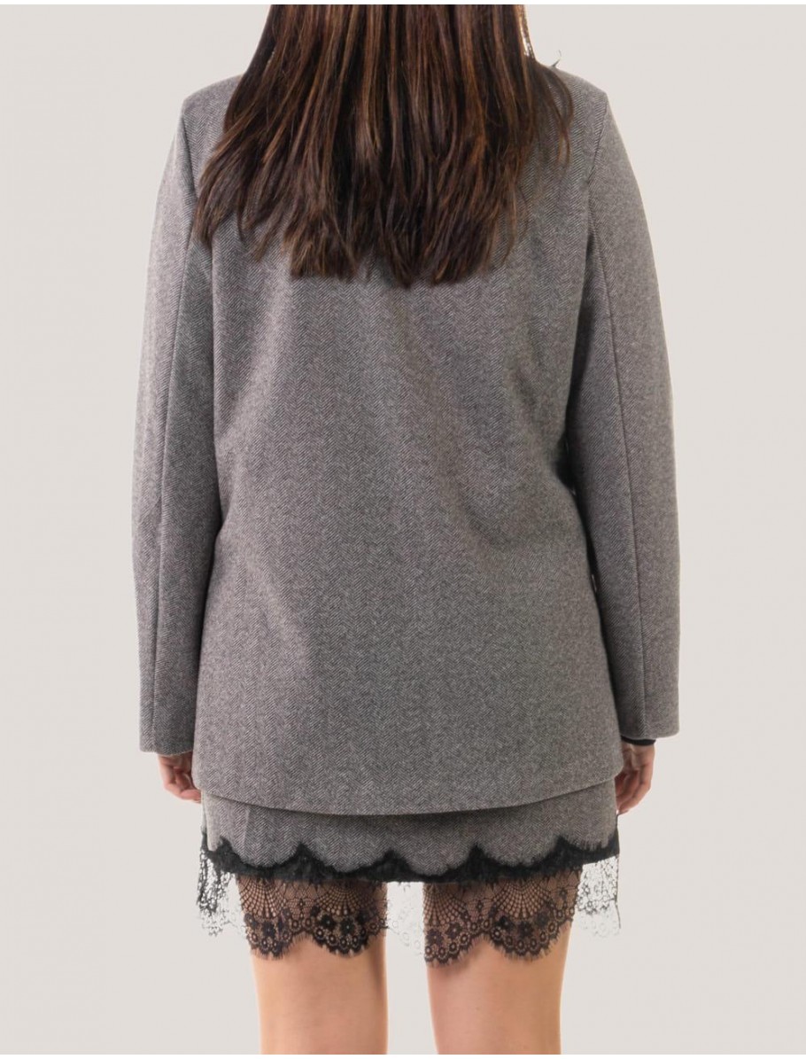 CHAQUETA OBVIO NOHA GRIS