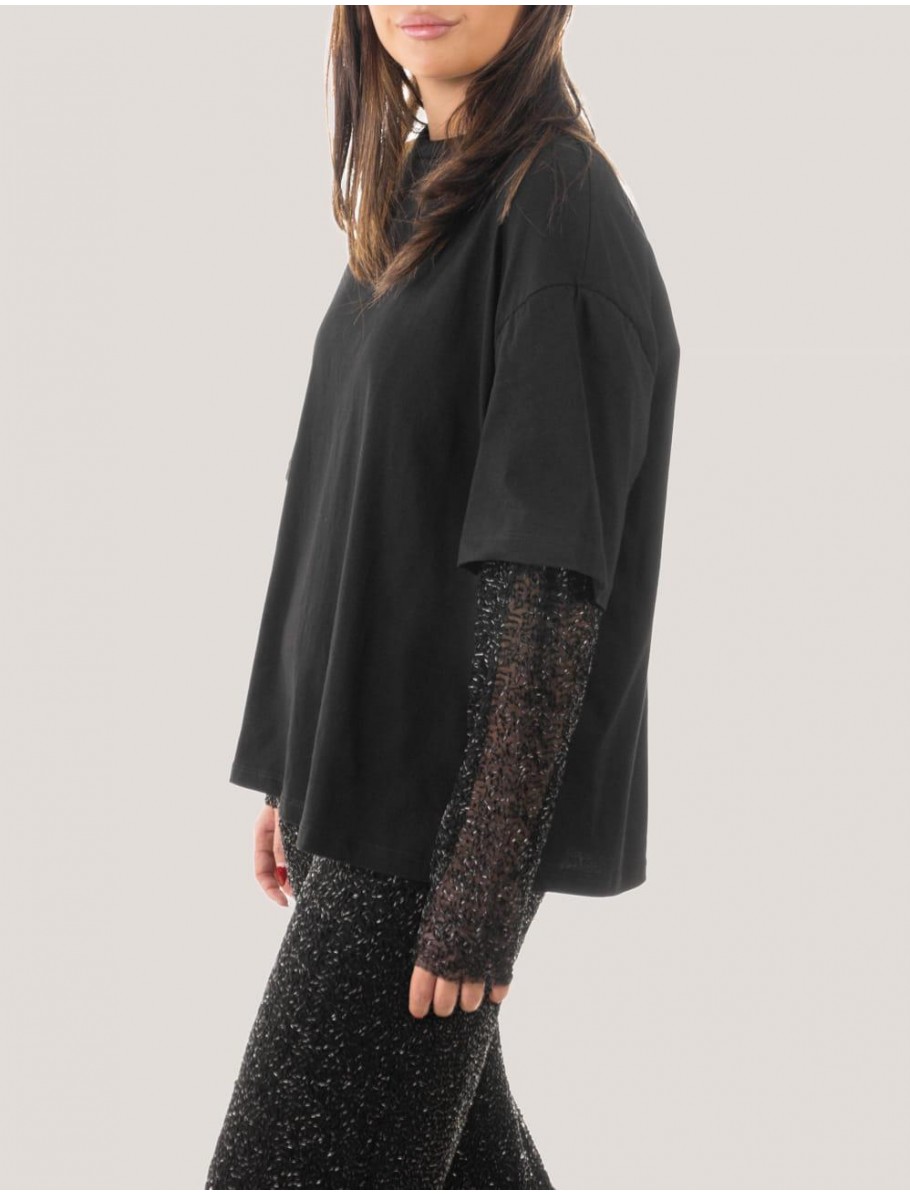 CAMISETA OBVIO MILES NEGRO