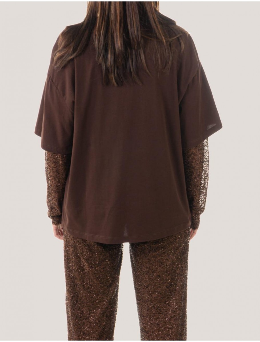 CAMISETA OBVIO MILES MARRoN