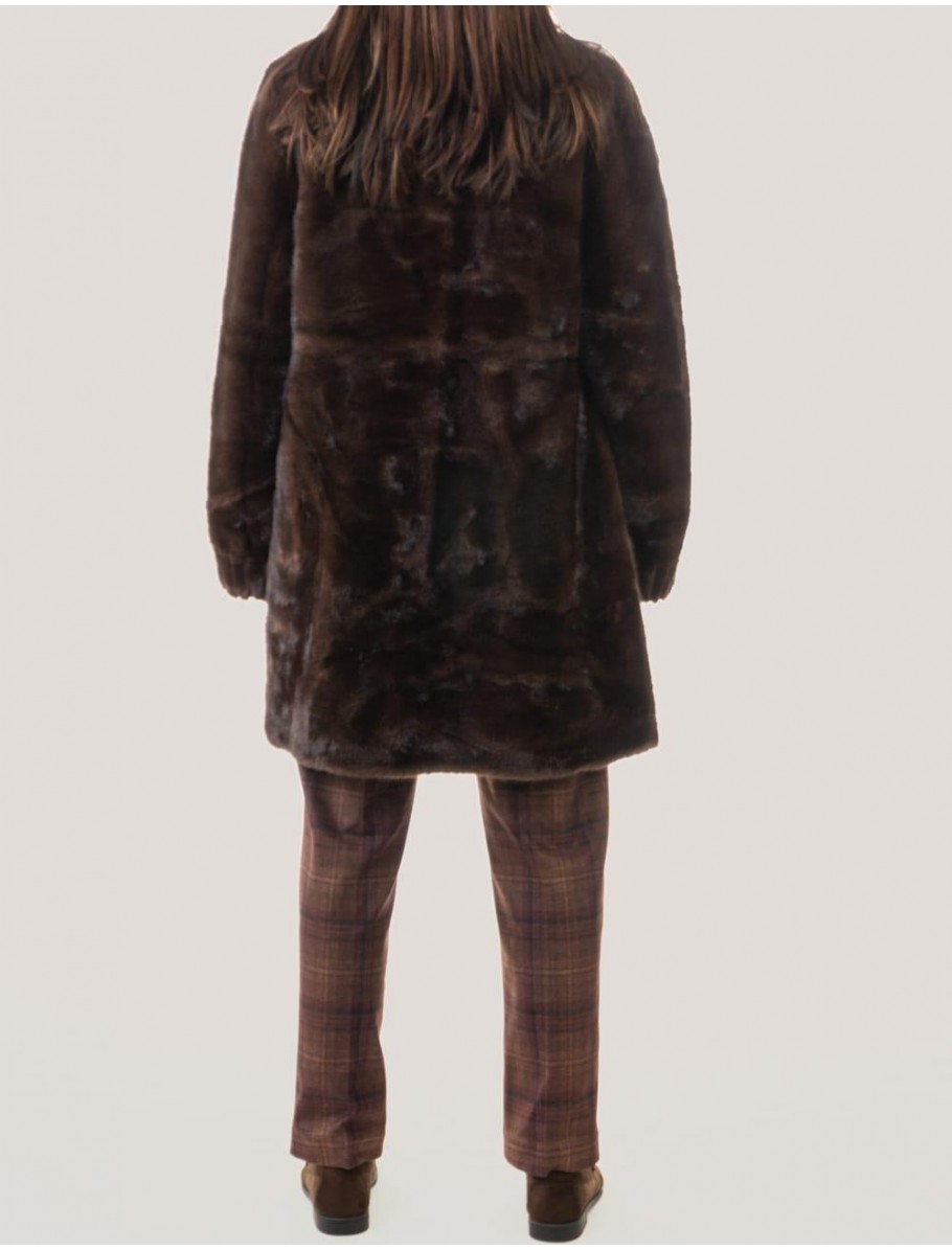 CHAQUETA OBVIO BOYANA MARRoN