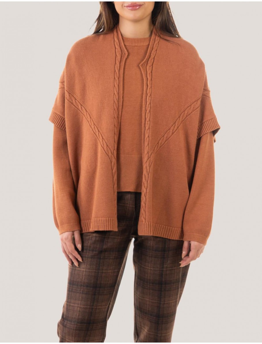 CHAQUETA OBVIO DANICA NARANJA