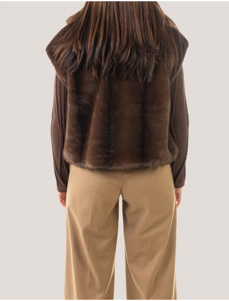 CHALECO OBVIO KIANGA MARRoN