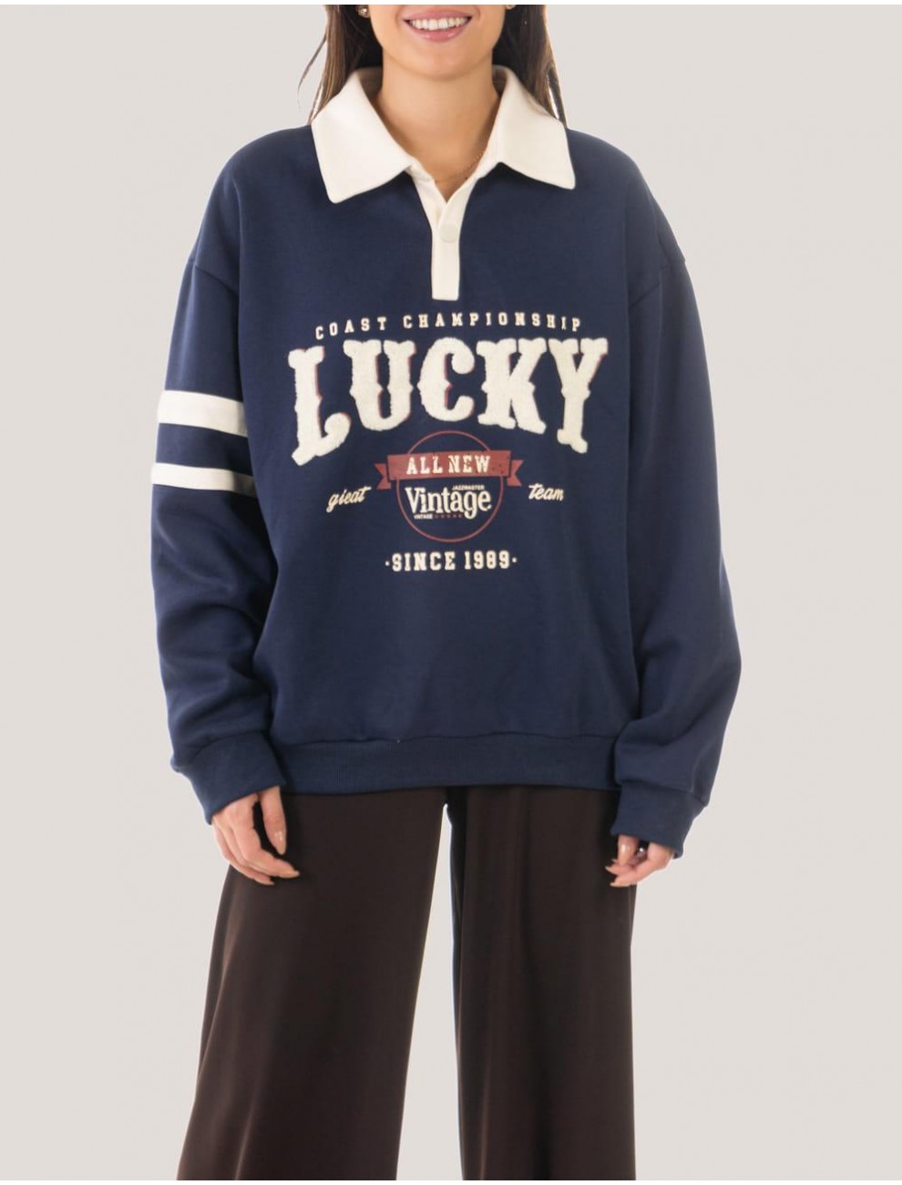 SUDADERA OBVIO BRONIA MARINO