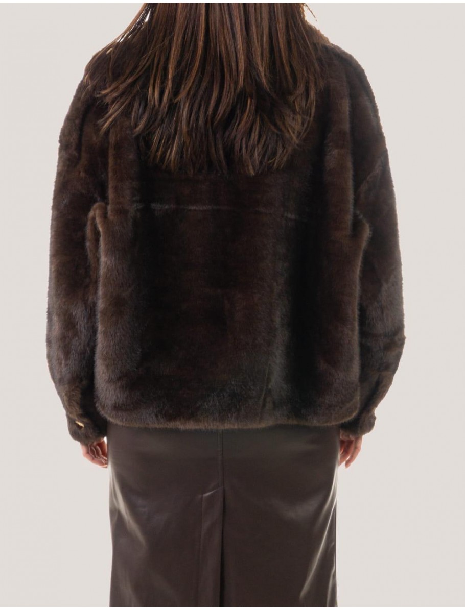 CHAQUETA OBVIO MYRTHE MARRoN