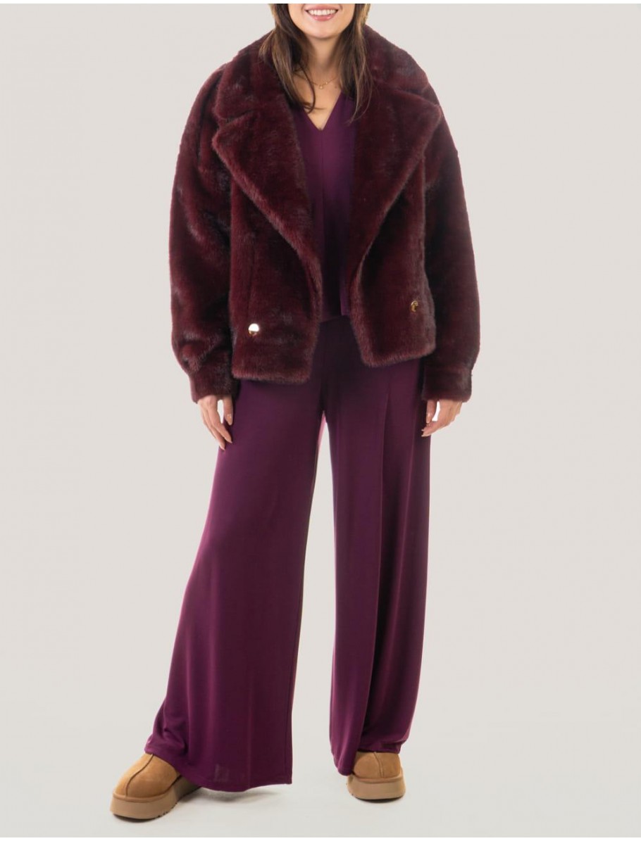 CHAQUETA OBVIO MYRTHE BURDEOS