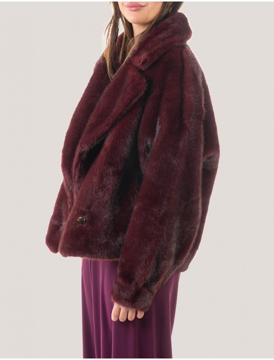 CHAQUETA OBVIO MYRTHE BURDEOS