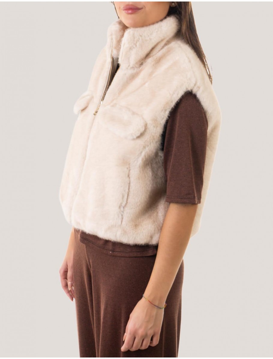 CHALECO OBVIO PETRA BEIG