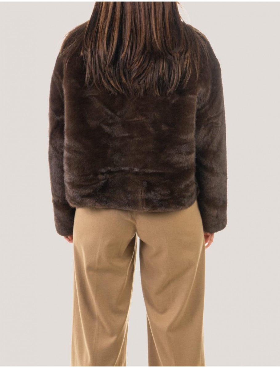 CHAQUETA OBVIO LUNA MARRoN