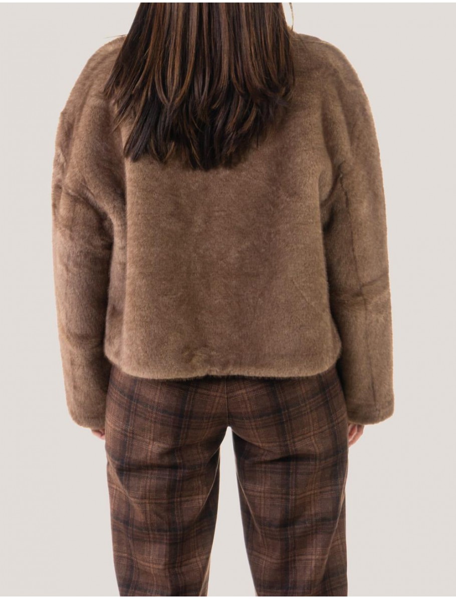 CHAQUETA OBVIO LUNA TAUPE