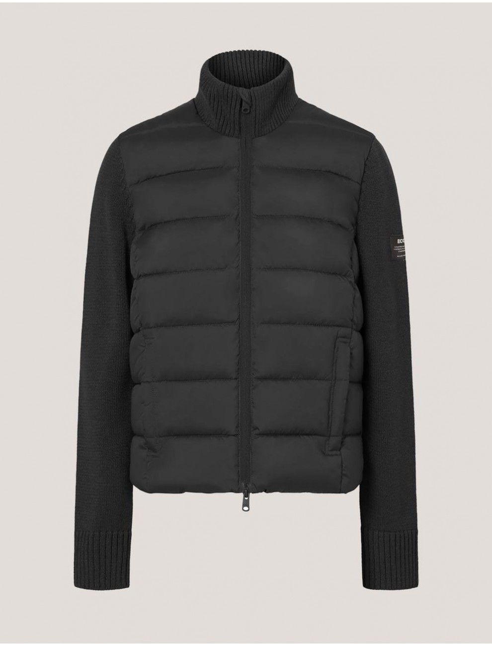 CHAQUETA ECOALF DENALI HOOD HYBRID NEGRO