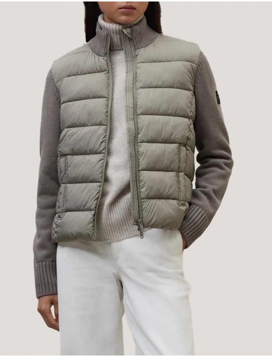 CHAQUETA ECOALF DENALI HOOD HYBRID TAUPE