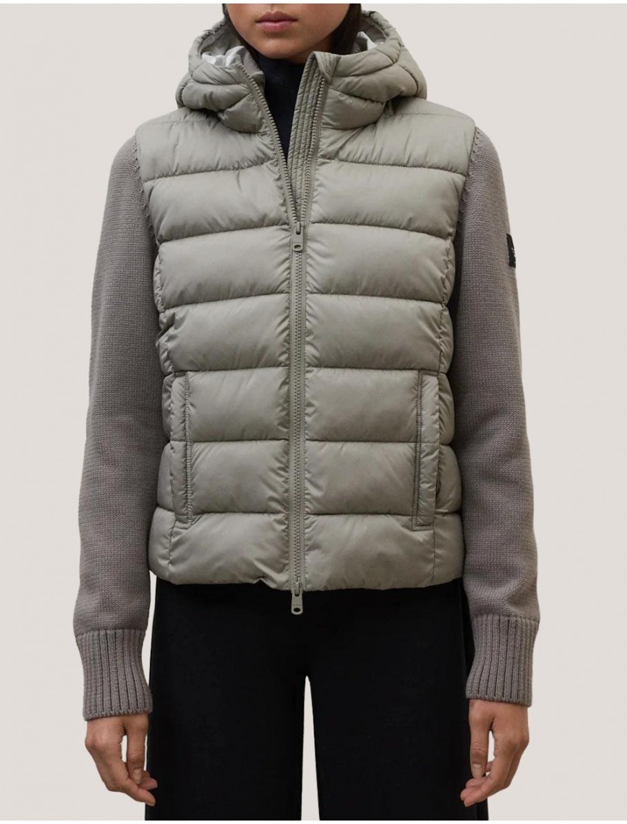 CHAQUETA ECOALF DENALI HYBRID TAUPE