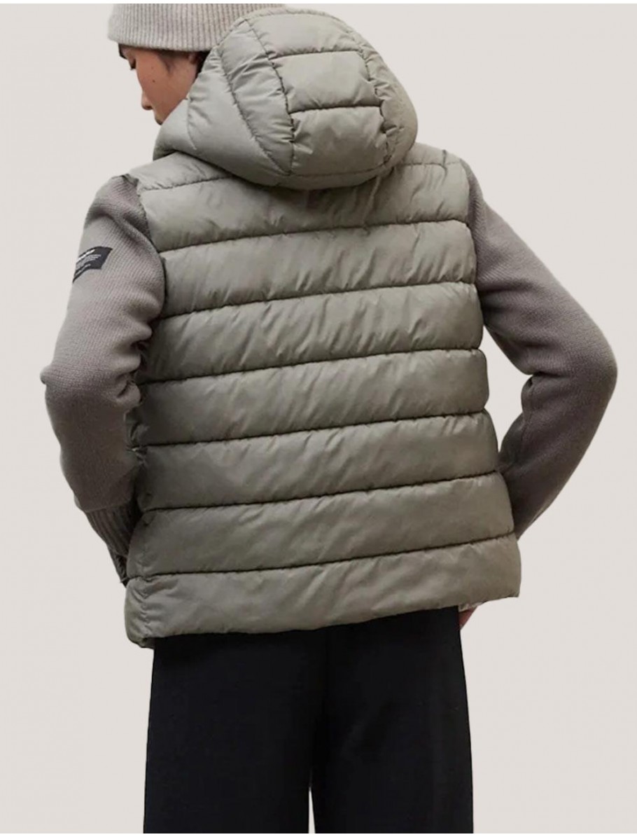 CHAQUETA ECOALF DENALI HYBRID TAUPE