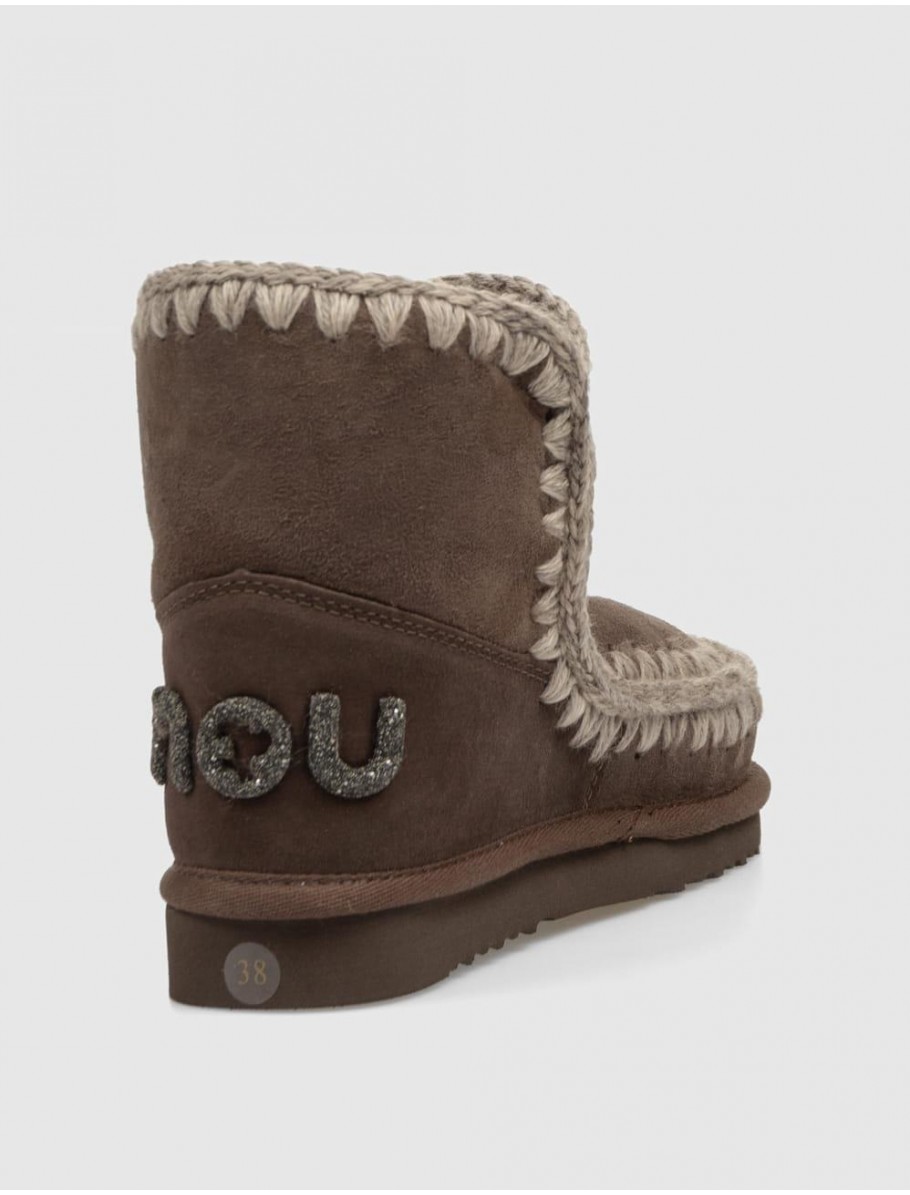 BOTiN MOU ESKIMO 18 GLITTER LOGO MARRoN