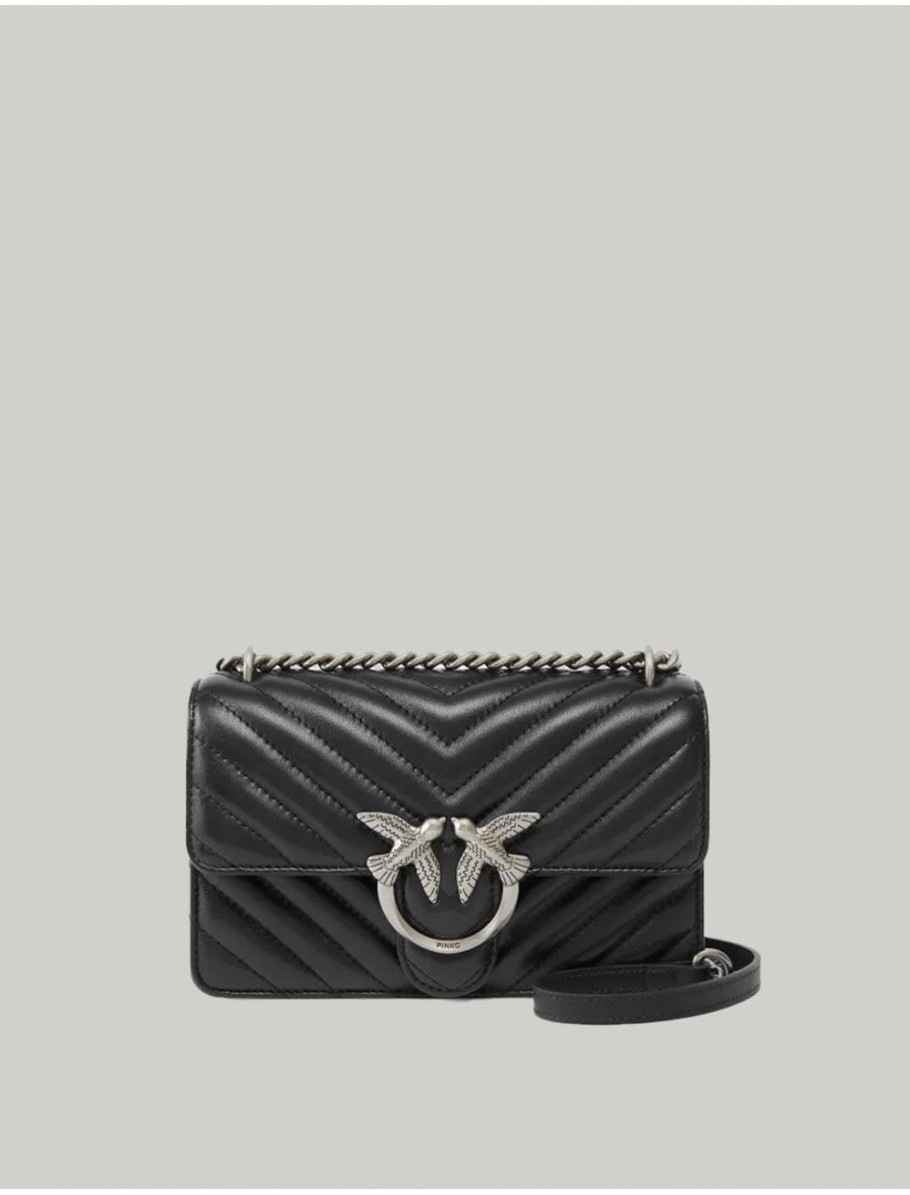 BOLSO PINKO LOVE ICON MINI NEGRO
