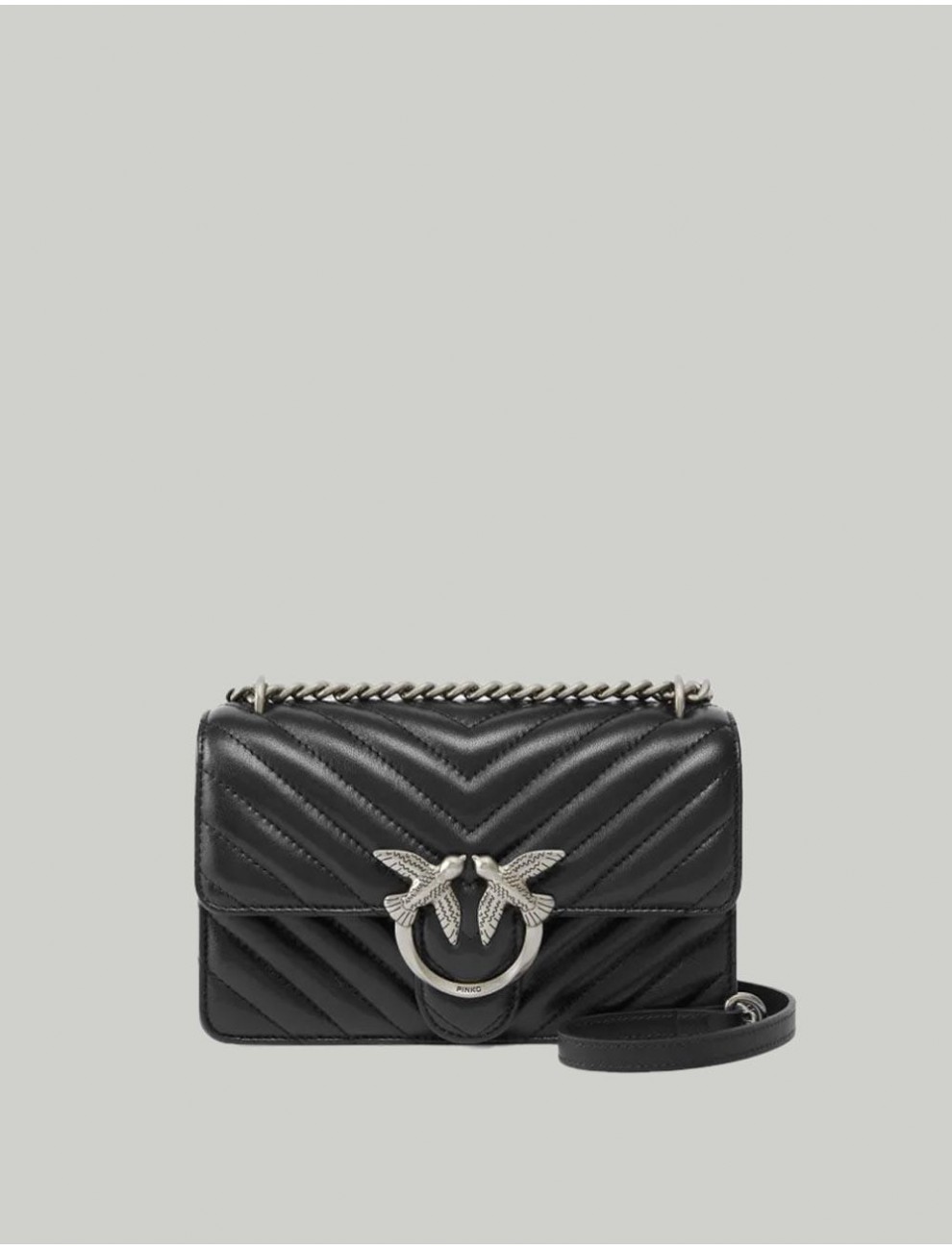 BOLSO PINKO LOVE ICON MINI NEGRO