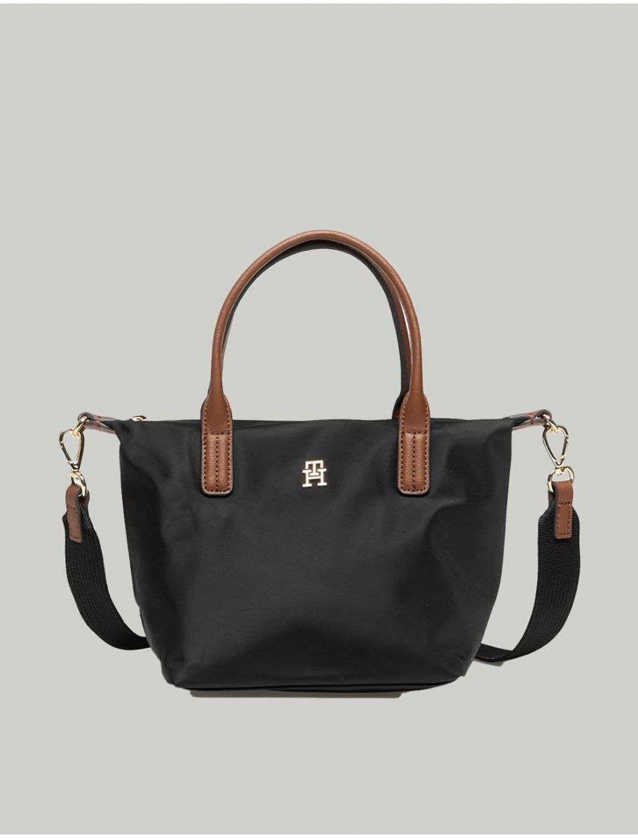 BOLSO TOMMY HILFIGER POPETTE MINI TOTE NEGRO