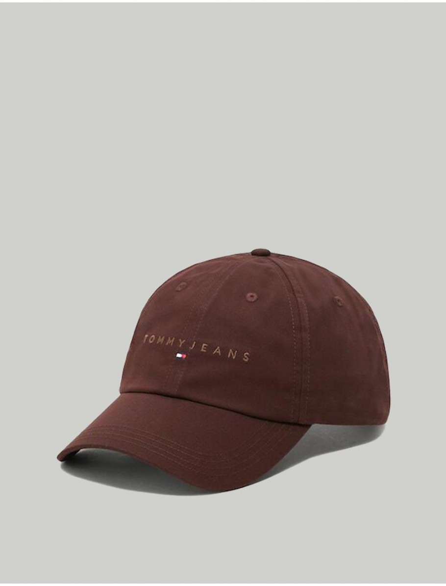 GORRA TOMMY HILFIGER LINEAR LOGO CAP MARRoN