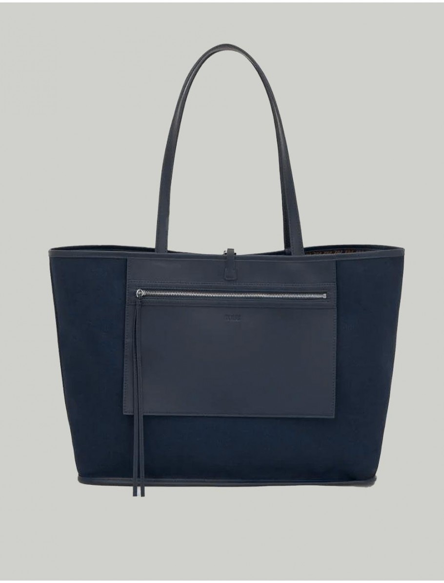 BOLSO TOUS DOUBLE WAY BEAR CAPAZO L MARINO