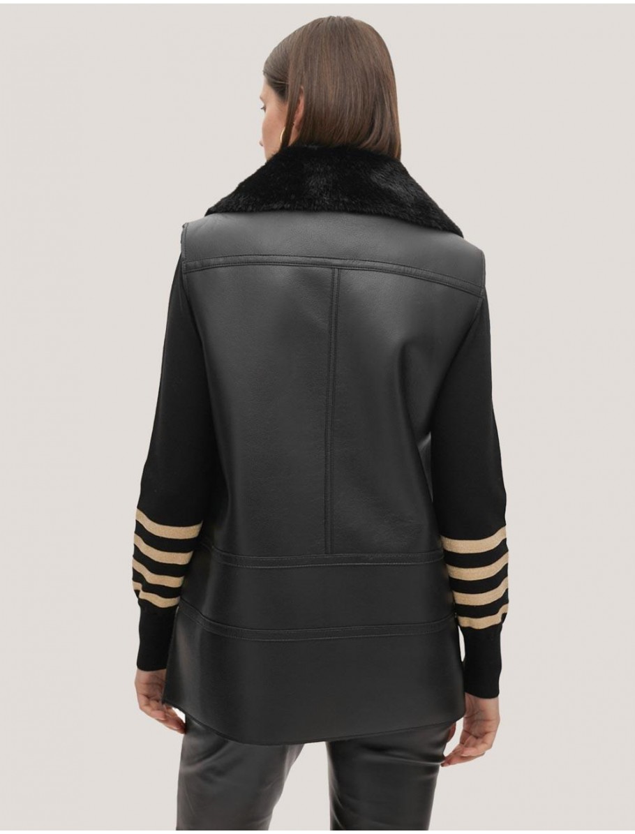 CHALECO LOLA CASADEMUNT LF2501013 NEGRO