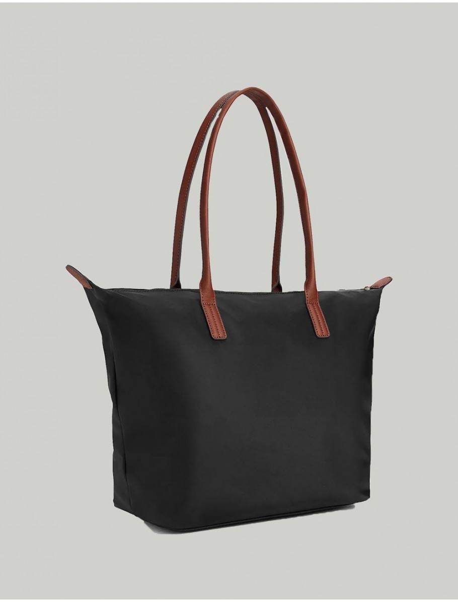 BOLSO TOMMY HILFIGER POPETTE TOTE NEGRO