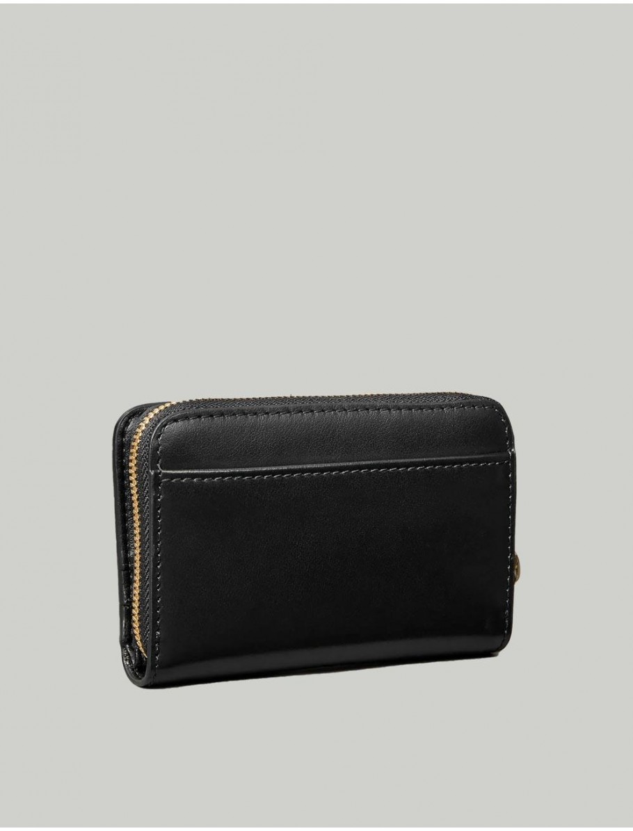 CARTERA CALVIN KLEIN CK PULLER MEDIUM FLAP ZIP AROUND NEGRO