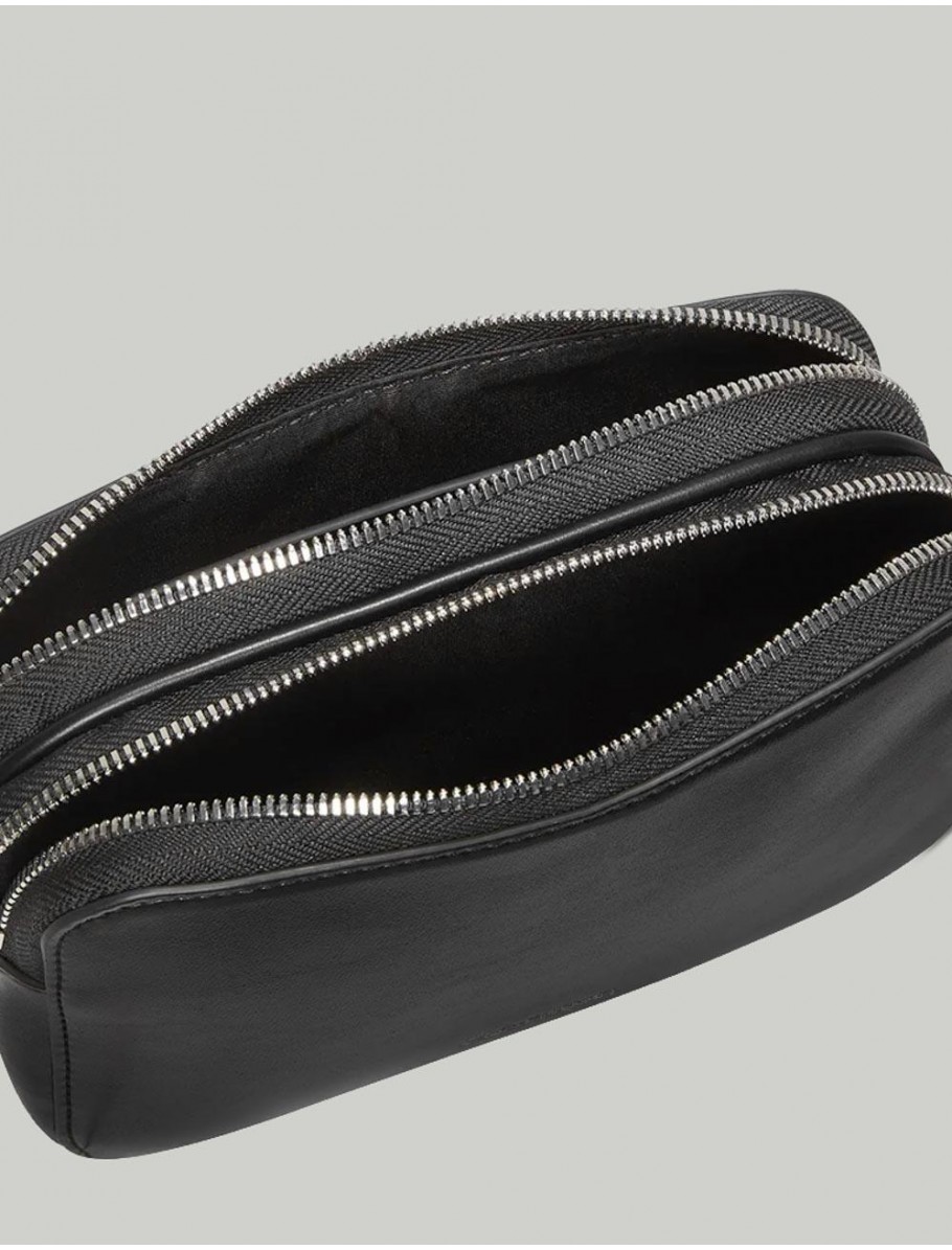 BOLSO CALVIN KLEIN WEBBING DOUBLE STRAP CAMERA BAG NEGRO