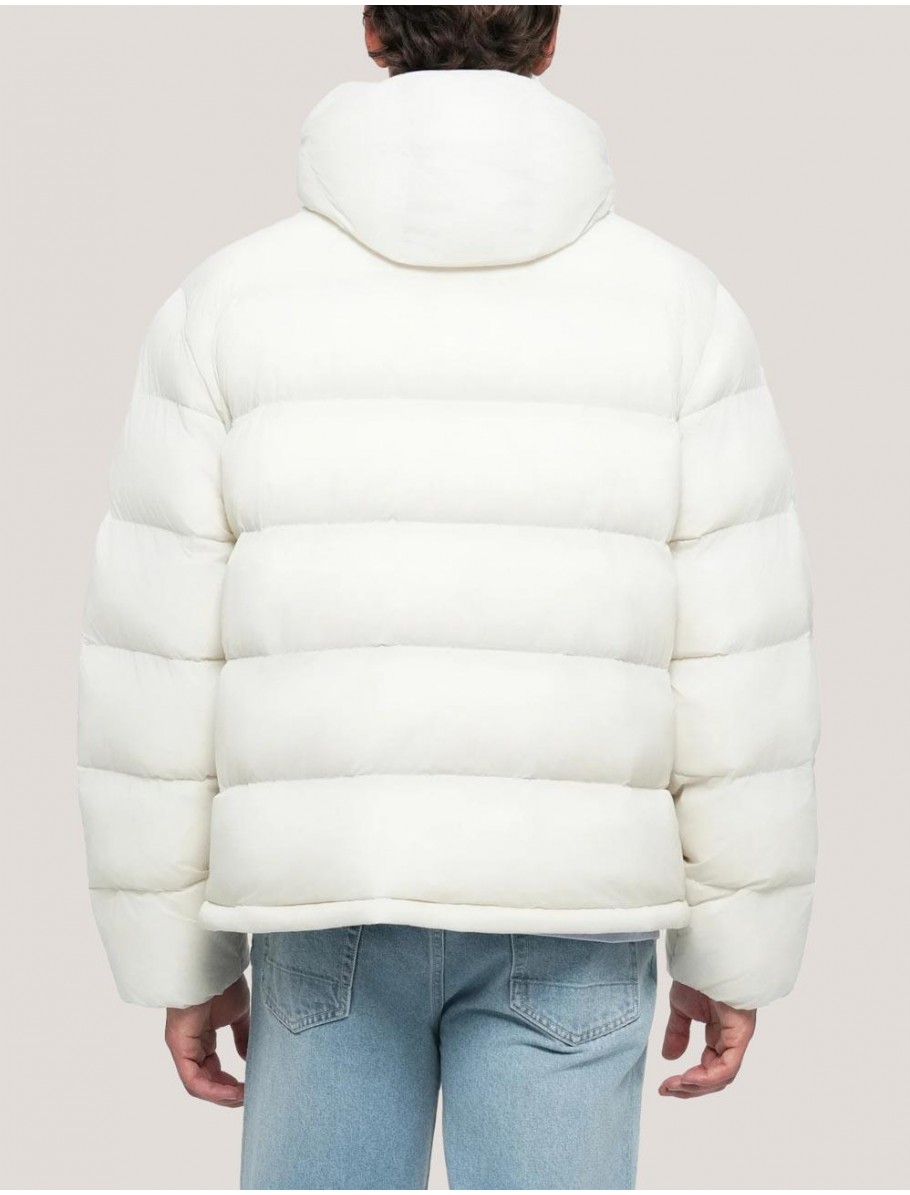 CHAQUETA CALVIN KLEIN LS NYLON MONOGRAM PUFFER BEIG