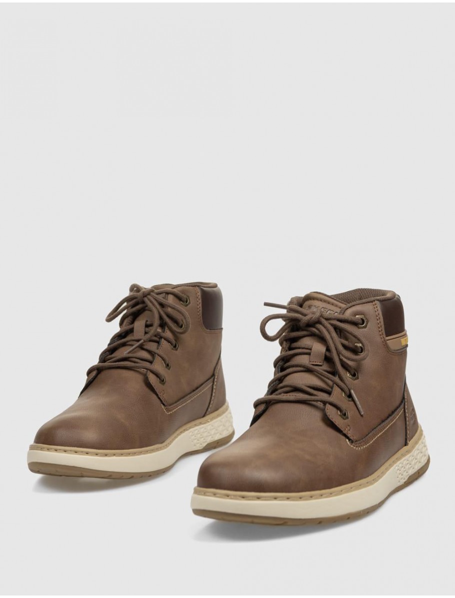 BOTiN SKECHERS GARLAN DENO WATERPROOF CUERO