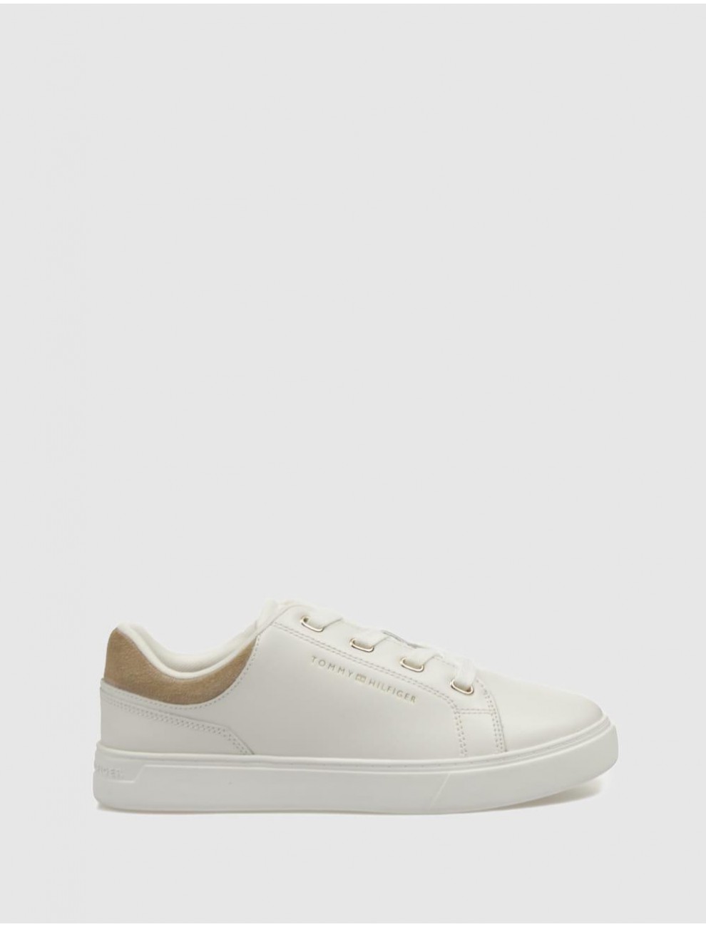 ZAPATILLA TOMMY HILFIGER CASUAL CUPSOLE SNEAKER BEIG