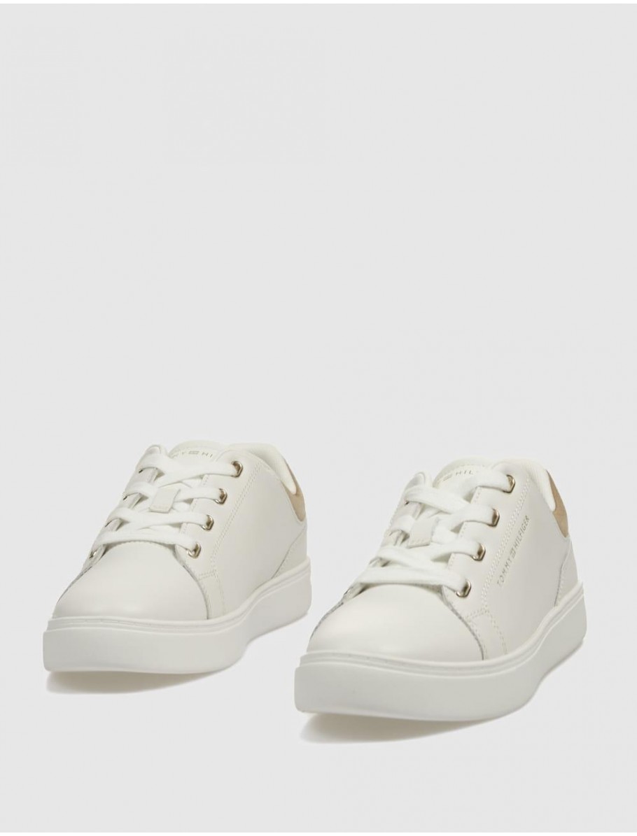 ZAPATILLA TOMMY HILFIGER CASUAL CUPSOLE SNEAKER BEIG