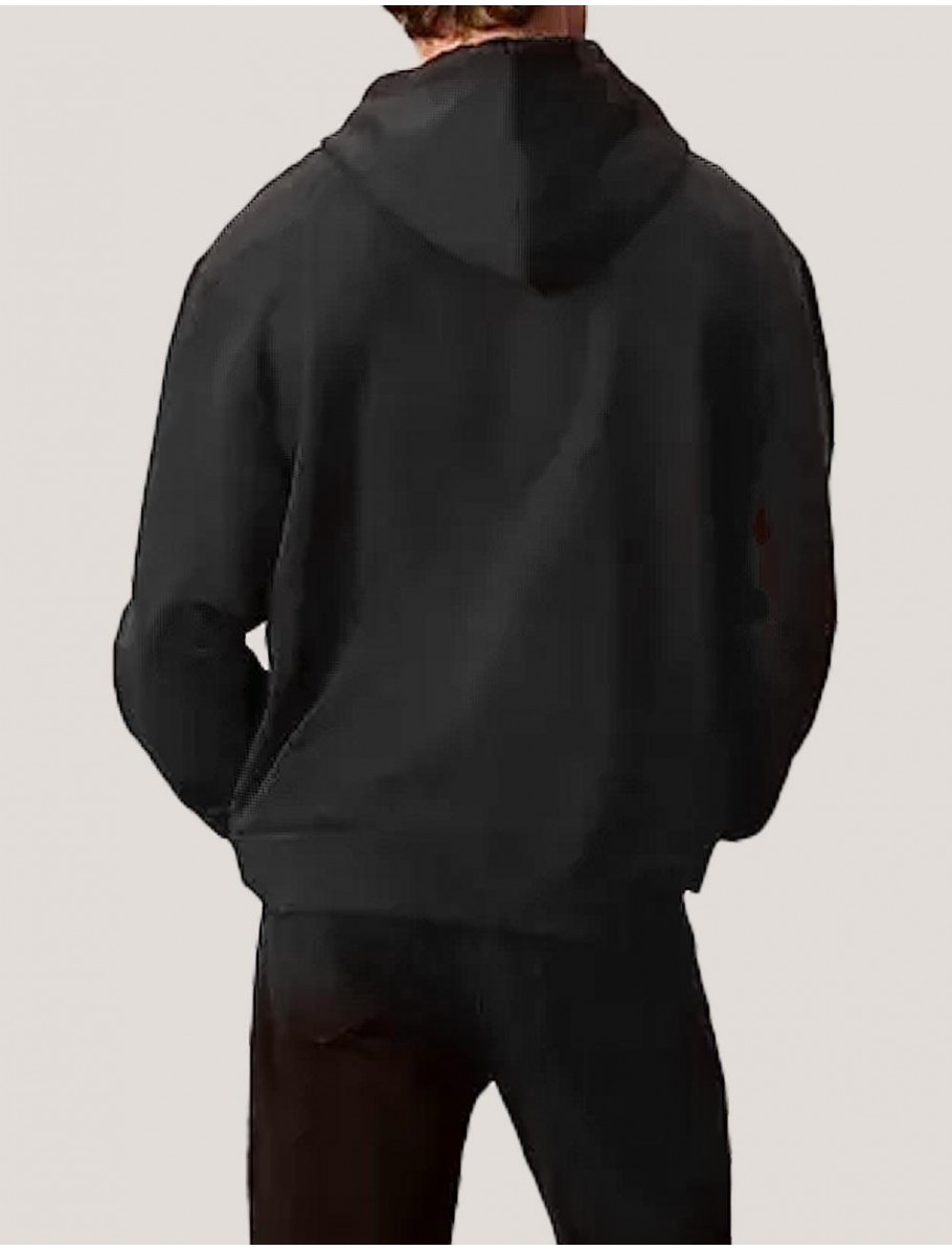 SUDADERA CALVIN KLEIN LS EU 350TERRY CK REDBOX NEGRO