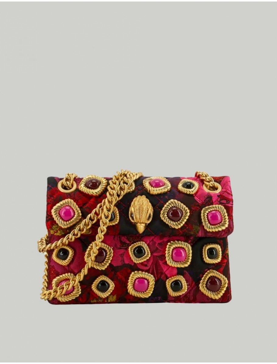BOLSO KURT GEIGER MINI KENSIGTON GEMS ROSA
