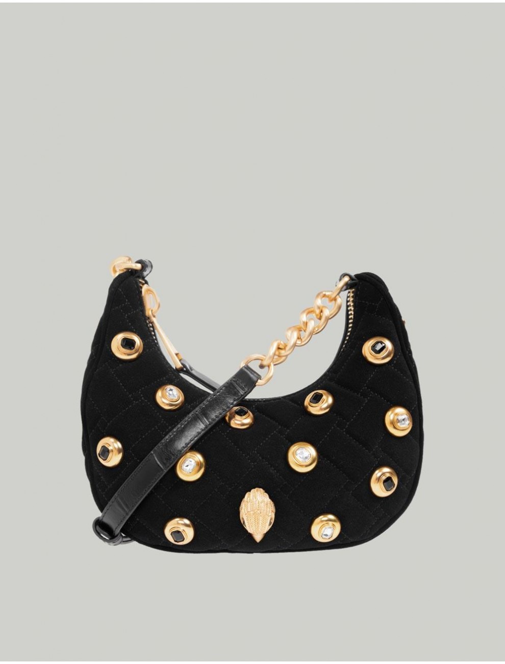 BOLSO KURT GEIGER KENSIGTON SM HOBO GEMS NEGRO