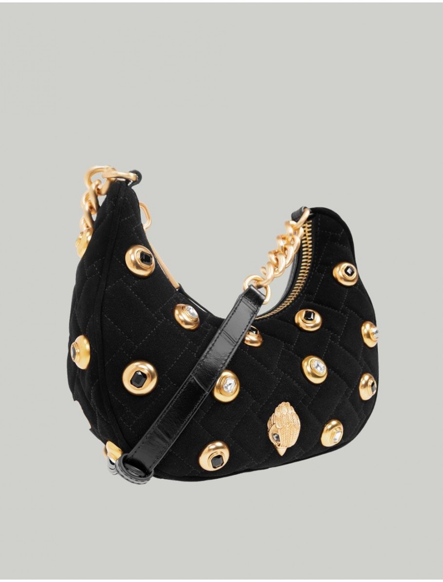 BOLSO KURT GEIGER KENSIGTON SM HOBO GEMS NEGRO