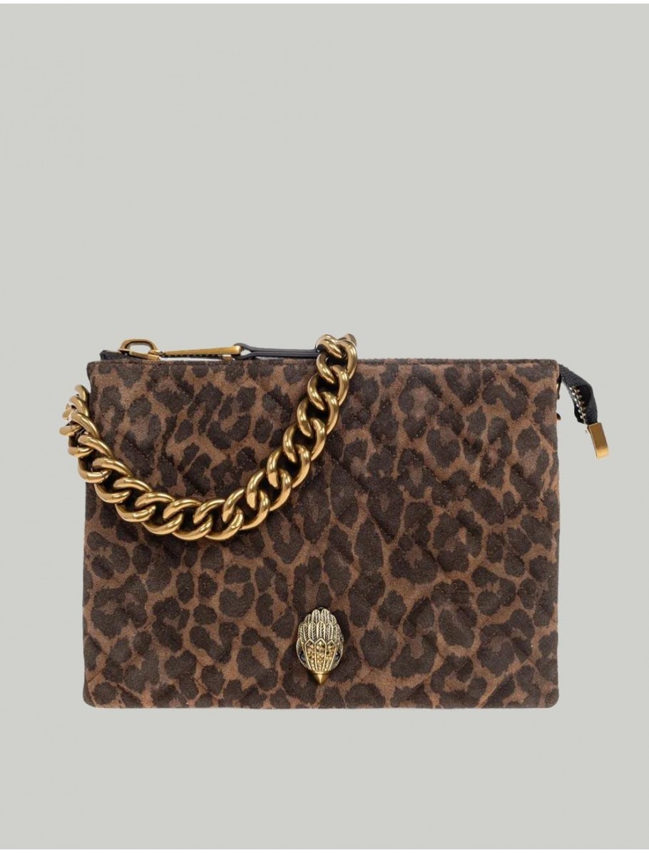 BOLSO KURT GEIGER CHELSEA PUFF 3 POUCH MARRoN