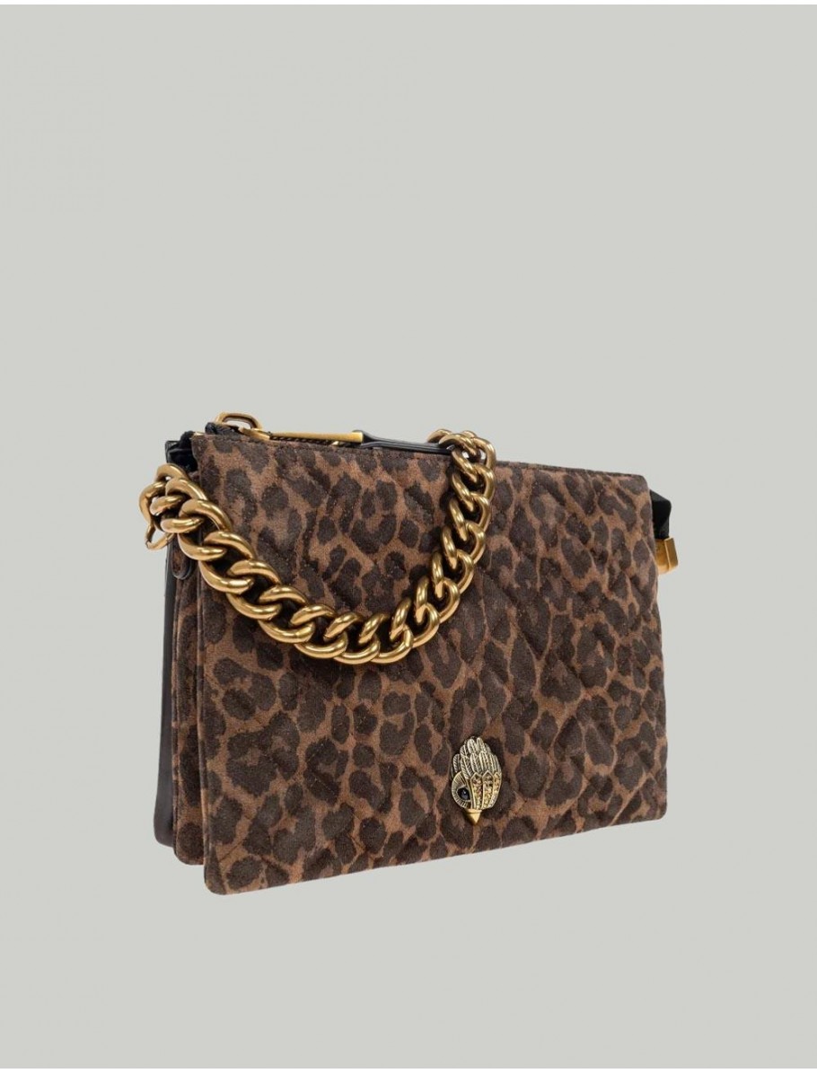 BOLSO KURT GEIGER CHELSEA PUFF 3 POUCH MARRoN