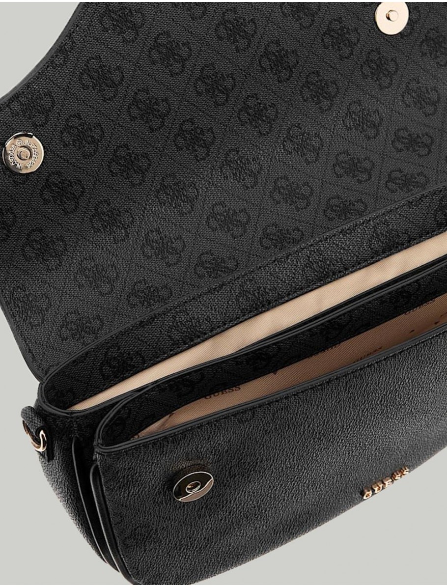 BOLSO GUESS DEA FLAP NEGRO